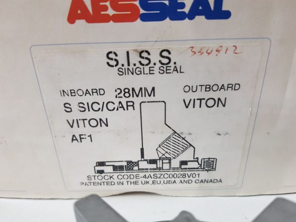 AESSEAL SISS 940324 CARTRIDGE MECHANICAL SEAL