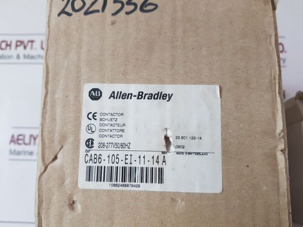 ALLEN-BRADLEY CAB6-105-EI CONTACTOR SER A