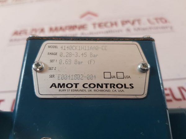 AMOT CONTROLS 4140CK1H11AA0-EE PRESSURE SWITCH 0.28-3.45 BAR