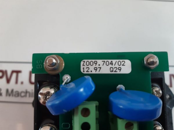 AUMA Z009.704/02 TERMINAL PCB CIRCUIT
