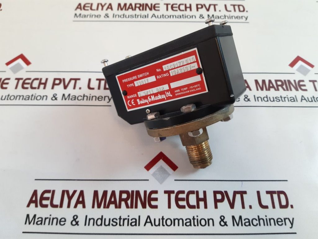 BAILEY & MACKEY 1381V PRESSURE SWITCH 250V Aeliya Marine
