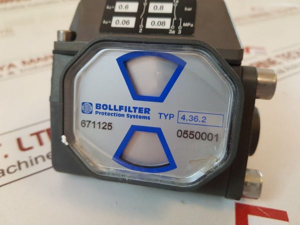 BOLLFILTER 4.36.2 DIFFERENTIAL PRESSURE INDICATOR