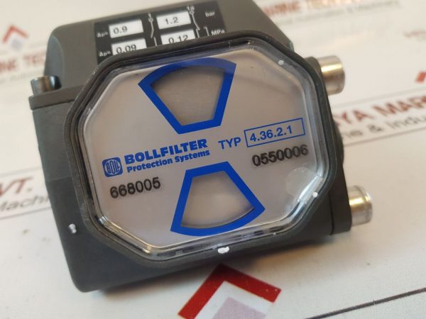 BOLLFILTER 4.36.2.1 DIFFERENTIAL PRESSURE INDICATOR