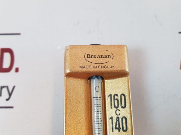 BRANNAN 0 TO 160 C STRAIGHT THERMOMETER