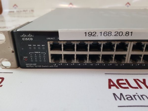 CISCO SFE2010P 48-PORT 10/100 ETHERNET POE SWITCH