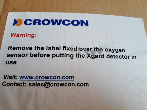 CROWCON 0X14 1DY XGARD GAS DETECTOR S011265/S