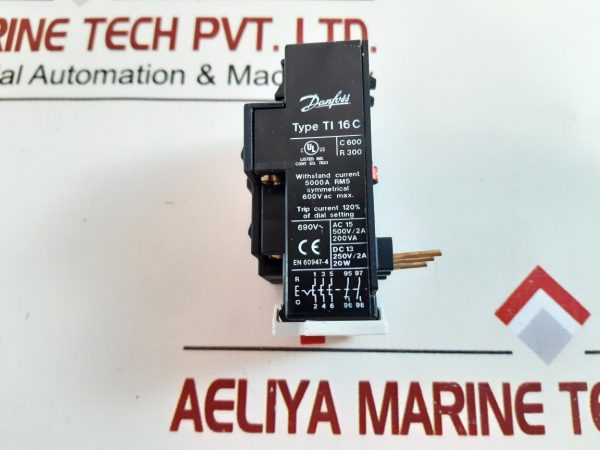 DANFOSS TI 16C THERMAL OVERLOAD RELAY