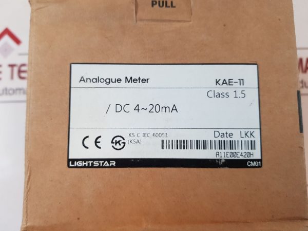 HANLA IMS A11E00E420H ANALOGUE METER