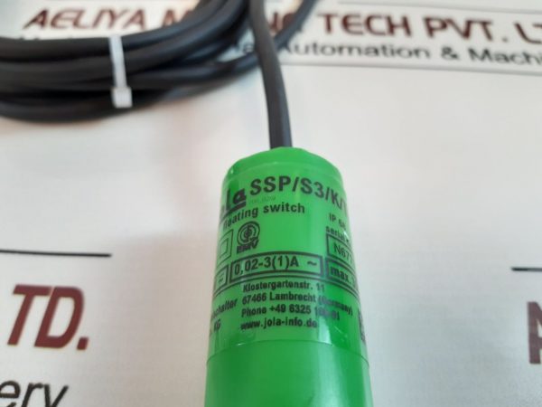 JOLA SSP/S3/K/TPK FLOATING LEVEL SWITCH