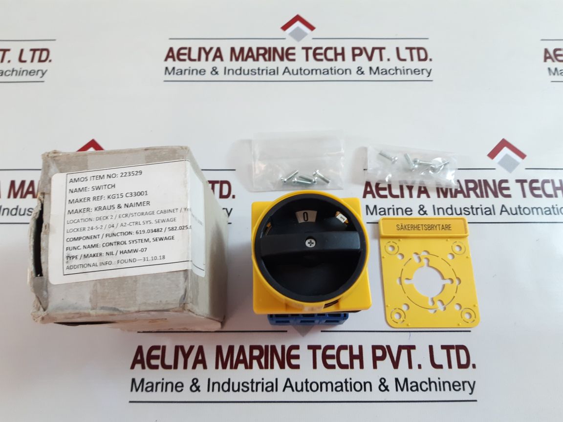 KRAUS & NAIMER KG41 MAIN SWITCH