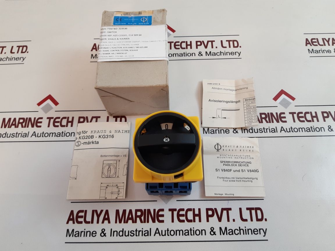 KRAUS & NAIMER KG41 MAIN SWITCH