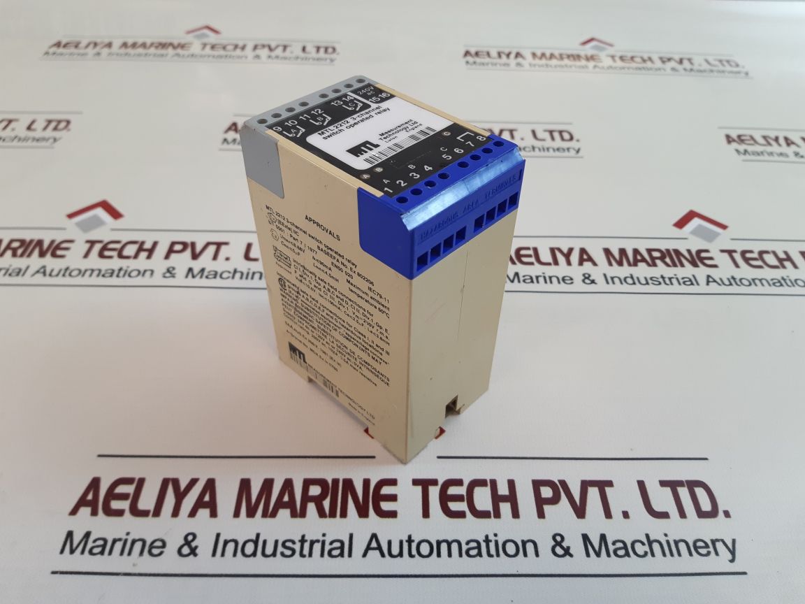 MTL 2212 3-CHANNEL SWITCH OPERATED RELAY 60°C - Aeliya Marine