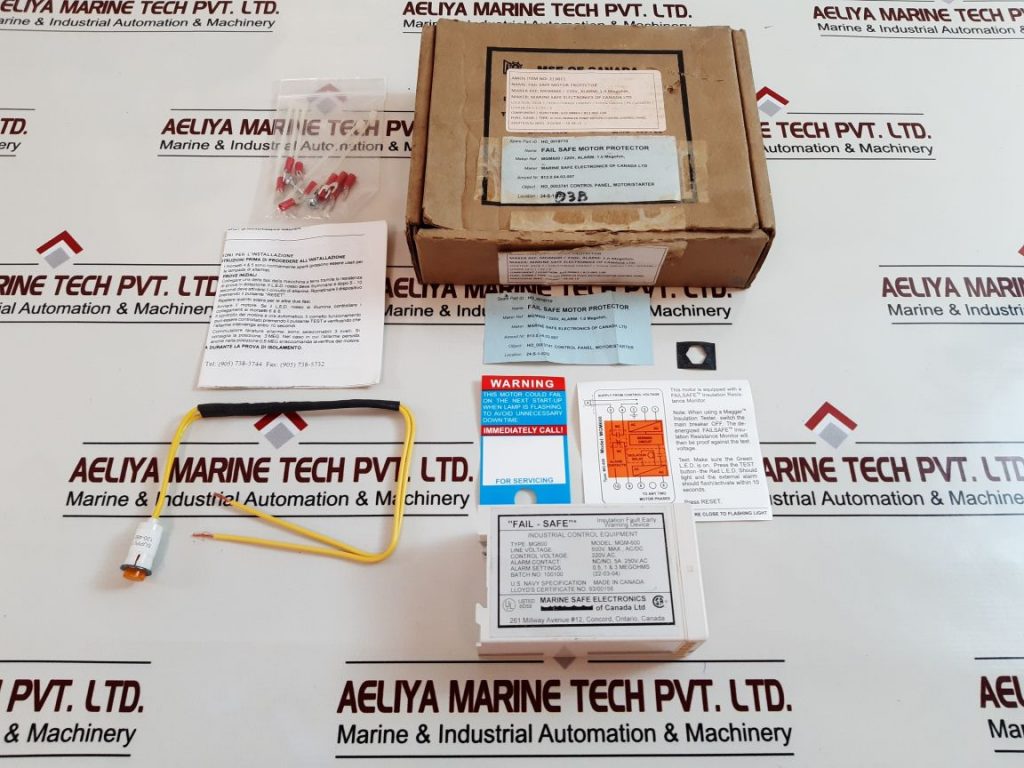 MARINE SAFE ELECTRONICS MG600 INSULATION FAULT DETECTOR 220V Aeliya