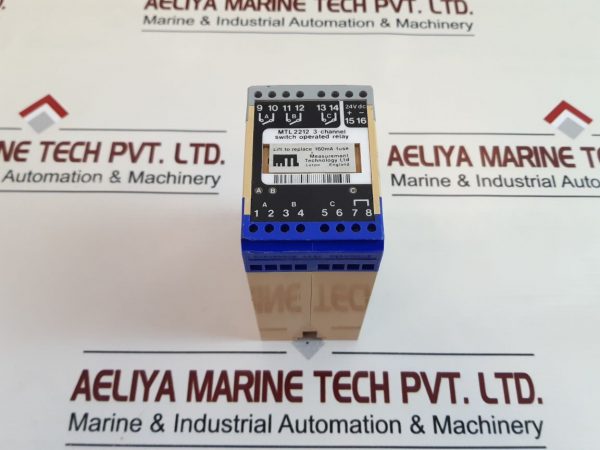 MEASUREMENT TECHNOLOGY MTL2212 3-CHANNEL SWITCH OPERATED RELAY