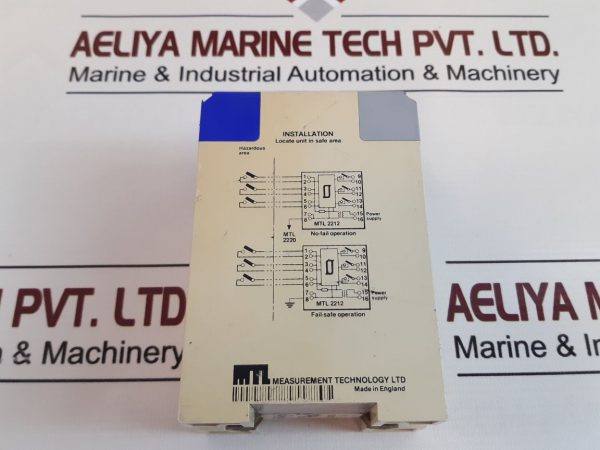 MEASUREMENT TECHNOLOGY MTL2212 3-CHANNEL SWITCH OPERATED RELAY