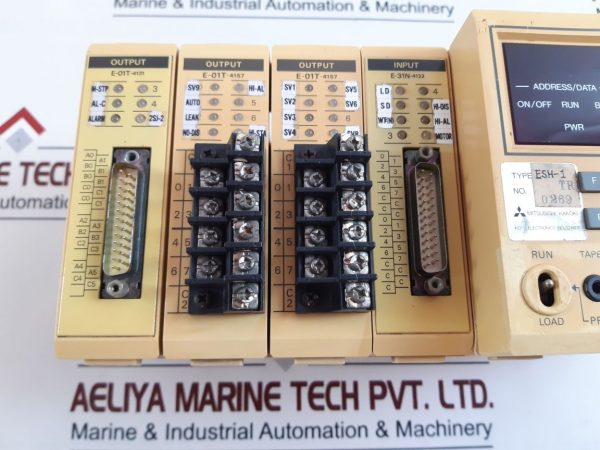 MITSUBISHI KAKOI ESH-1 TR E-01T-4131,E-01T-4157,E-31N-4132 CONTROLLER RACK MODULE