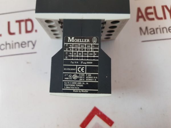 MOELLER DIL A-XHI04 AUXILIARY CONTACTOR