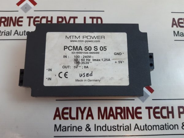 MTM POWER PCMA 50 S 05 POWER SUPPLY