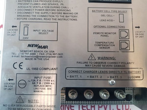 NEWMAR PT-24-20CE THREE STAGE SMART CHARGER