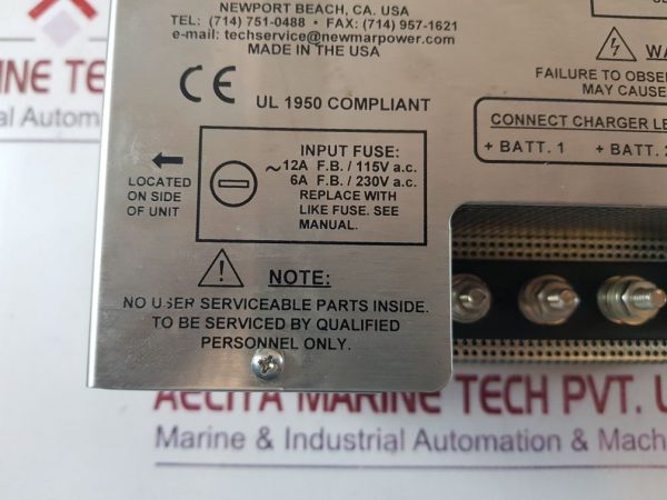 NEWMAR PT-24-20CE THREE STAGE SMART CHARGER