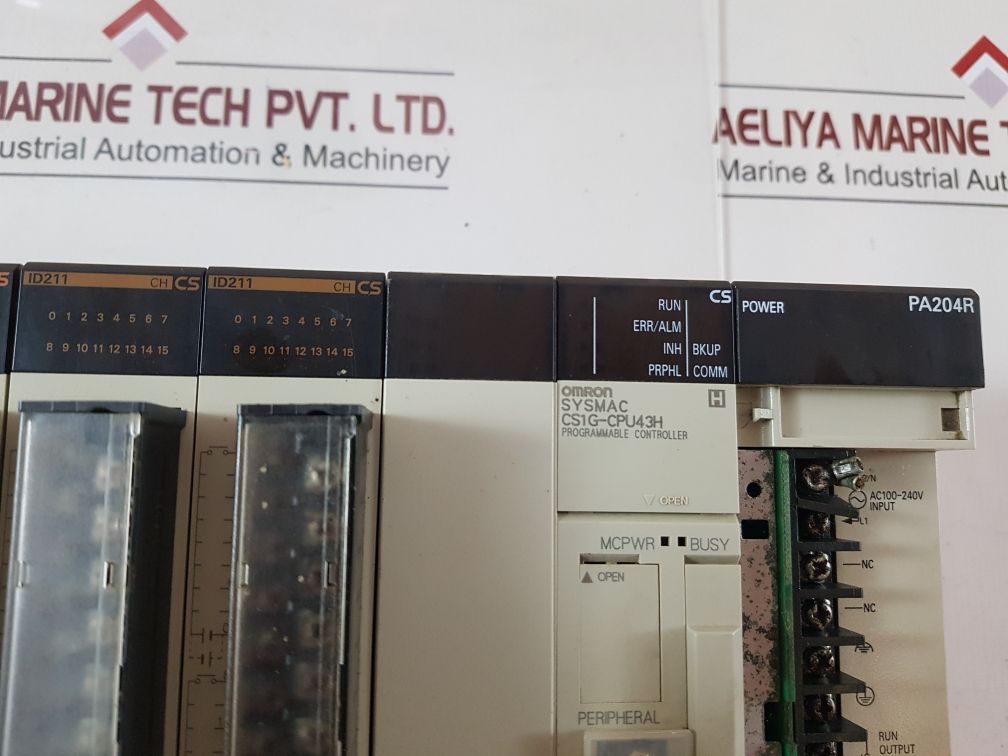 OMRON SYSMAC CS1G-CPU43H IA111 / ID211 RACK MODULE