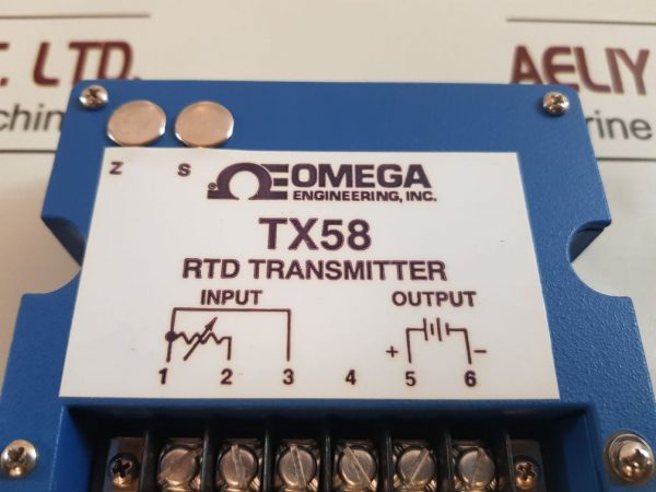 OMEGA ENGINEERING TX58 RTD TRANSMITTER