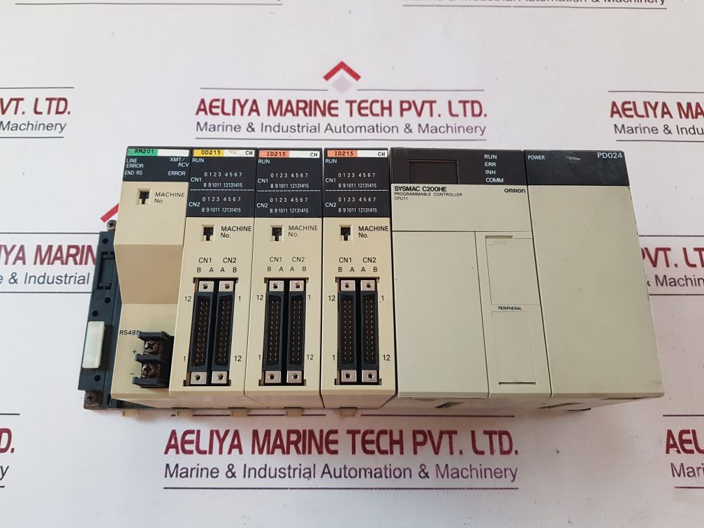OMRON SYSMAC C200HE/RM201/ID215/PD024 RACK MODULE