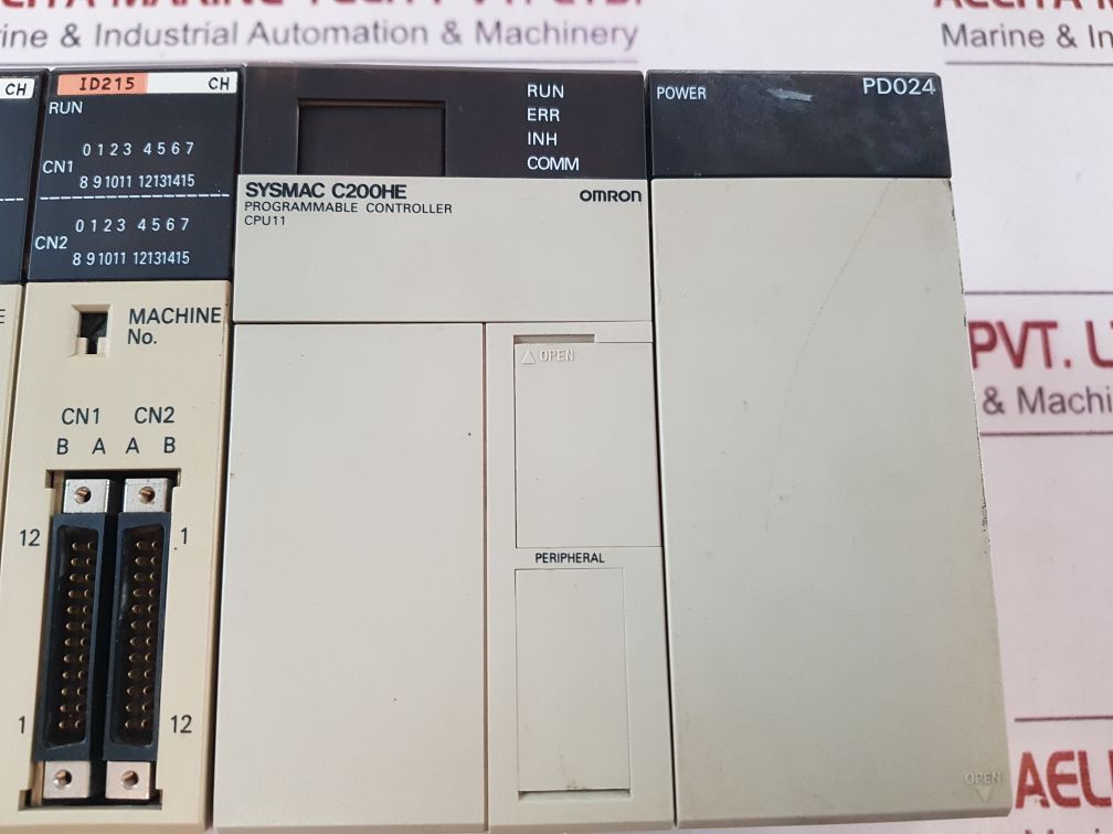 OMRON SYSMAC C200HE/RM201/ID215/PD024 RACK MODULE