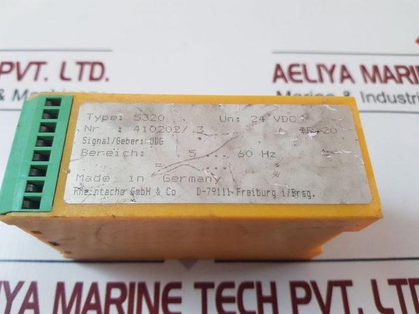 RHEINTACHO 5320 SPEED RELAY IP20