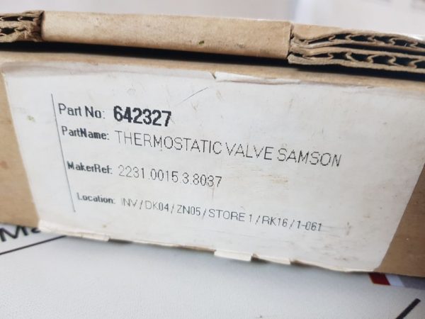 SAMSON 2231 THERMOSTAT FOR TEMPERATURE CONTROLLER 642327
