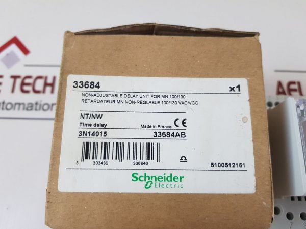 SCHNEIDER ELECTRIC 33684 TIME DELAY RELAY