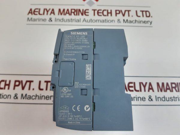 SIEMENS SIMATIC 6ES7 212-1BE31-0XB0 CPU 1212C AC/DC/RLY