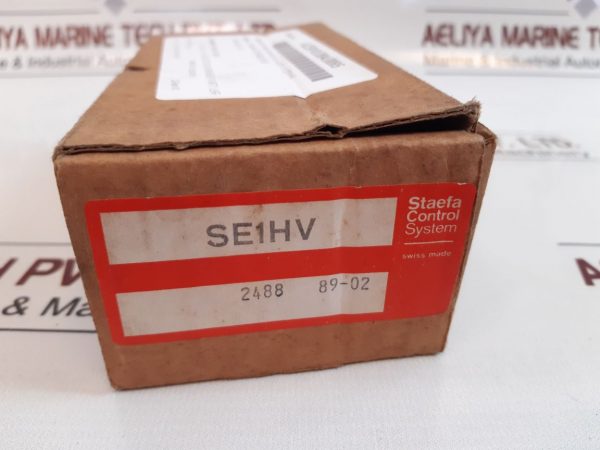 STAEFA CONTROL SYSTEM VOLTAGE SENSITIVE RELAY SE1HV