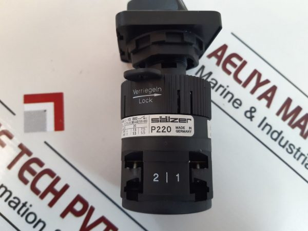 SALZER P220 ROTARY CAM SWITCH