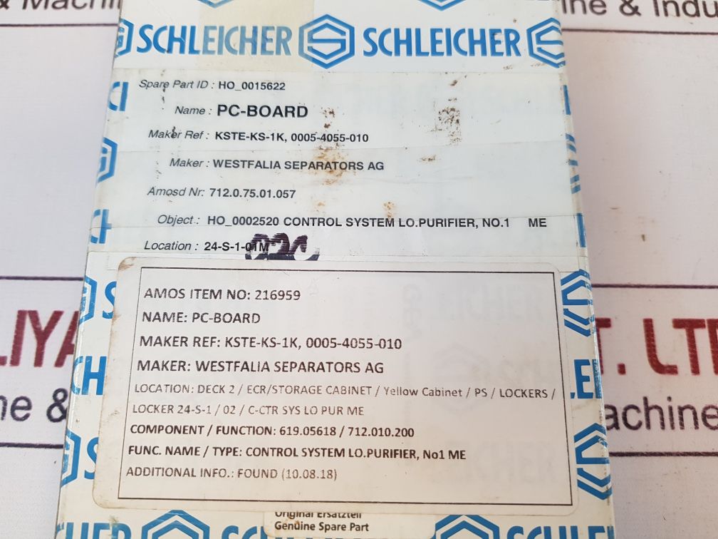 SCHLEICHER KSTE-KS-1K/A-502-U PCB CARD - Image 7