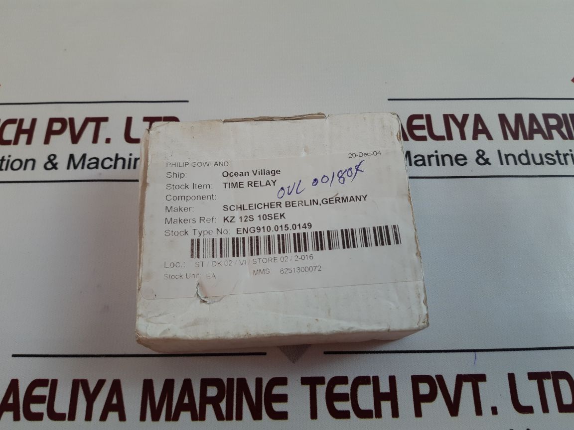 SCHLEICHER NGZ 12-S TIME RELAY