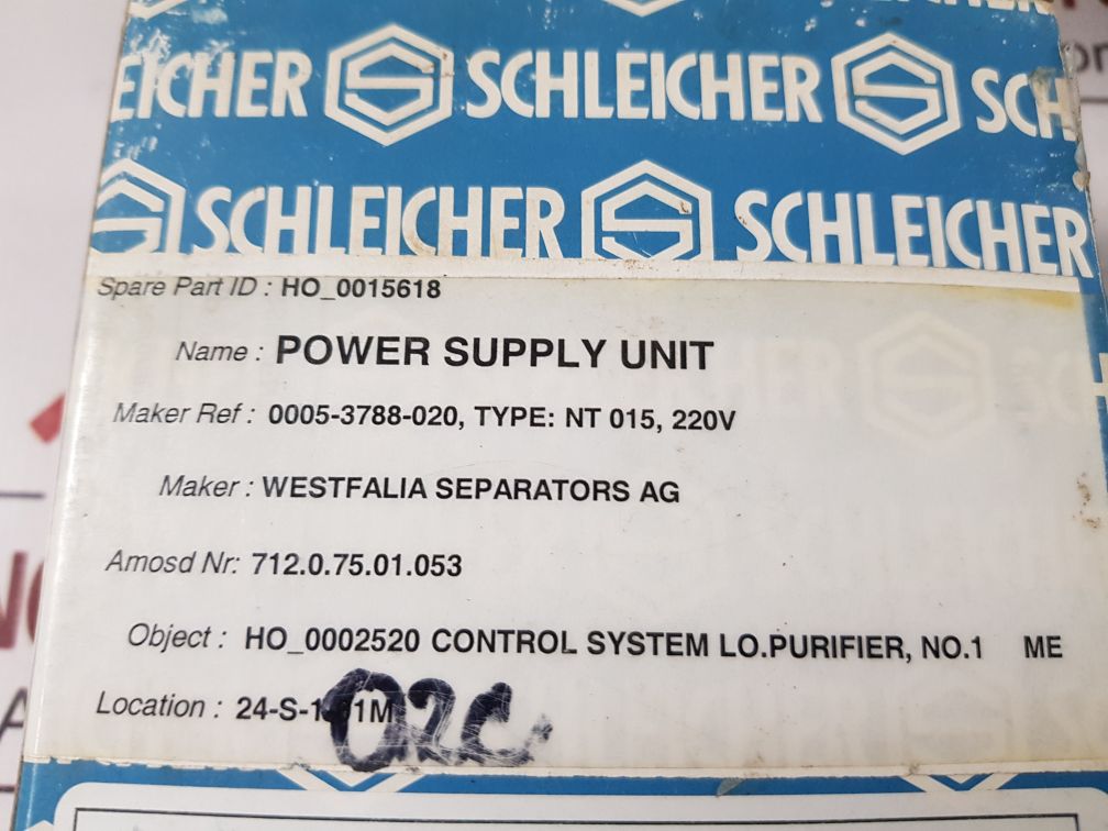 SCHLEICHER NT015-230-Z POWER SUPPLY UNIT - Image 10
