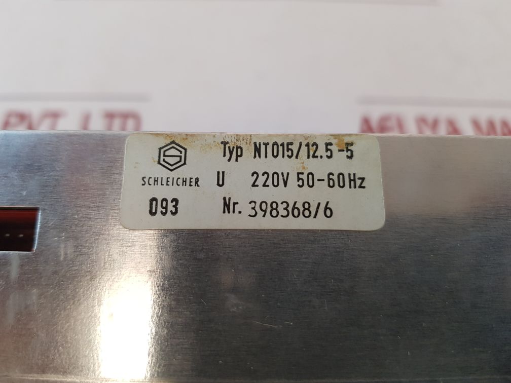 SCHLEICHER NT015 POWER SUPPLY UNIT - Image 8