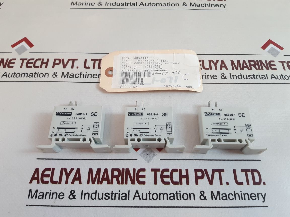 CROUZET 88819-1 SE TIME RELAY 1 SEC