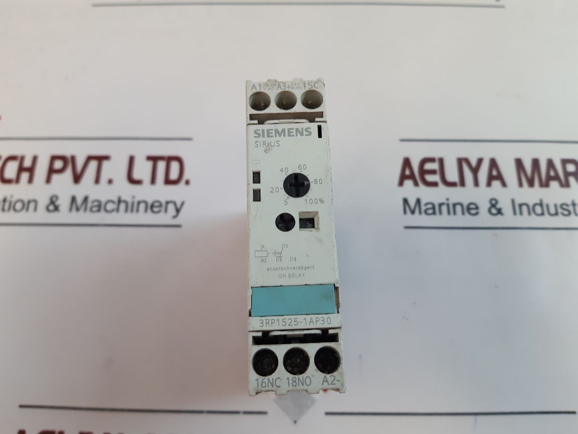 SIEMENS SIRIUS 3RP1525-1AP30 TIME RELAY