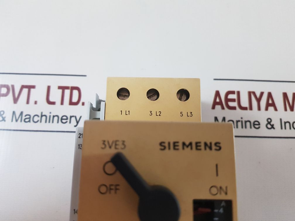 SIEMENS 3VE3 000-2KA00 STARTER PROTECTOR