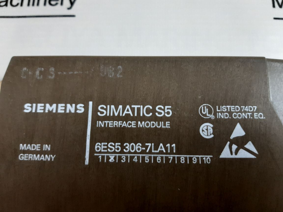 SIEMENS 6ES5 306-7LA11 INTERFACE MODULE - Image 9