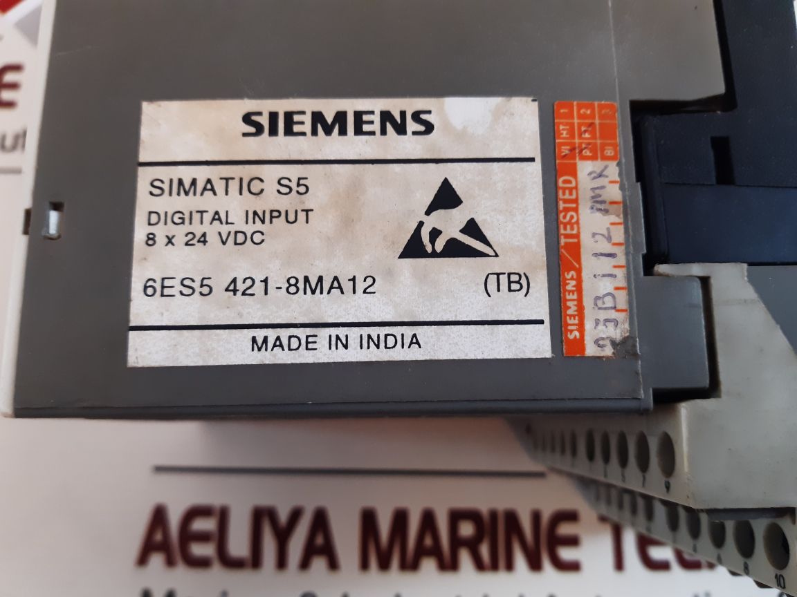 SIEMENS 6ES5 421-8MA12 INPUT MODULE