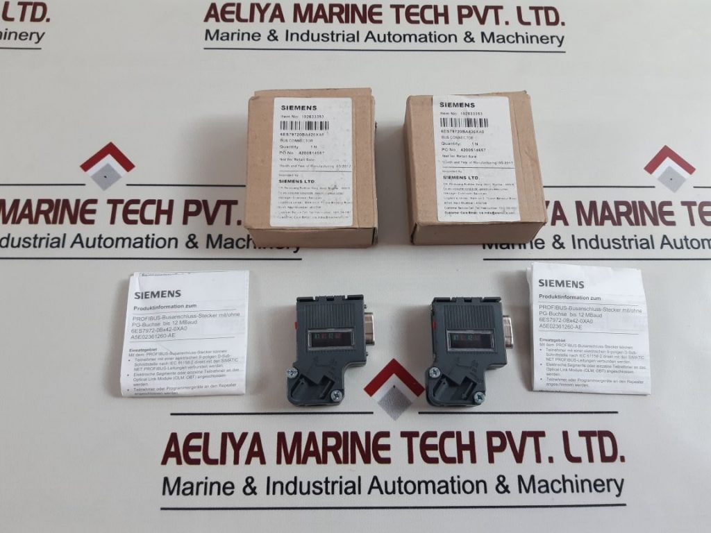 SIEMENS COLLEGAMENTO 6ES7972-0BA42-0XA0 Connettore Simatic Dp Profibus E01 EUR 13,07 - IT - Foto 5