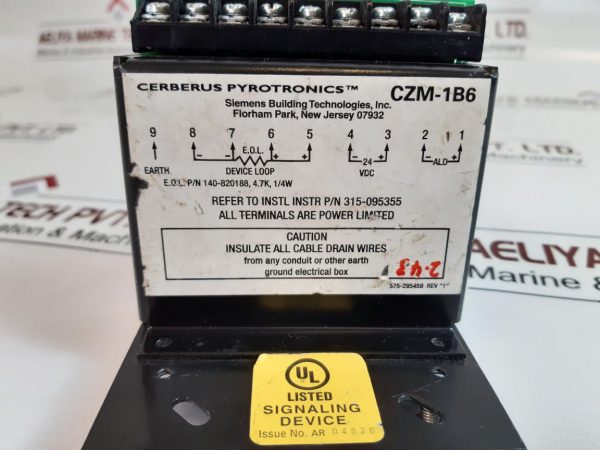 SIEMENS CZM-1B6 REMOTE CONVENTIONAL ZONE MODULE