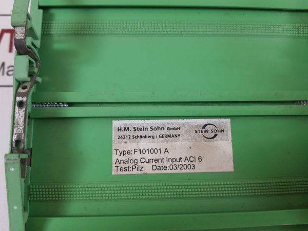 STEIN SOHN F101001 A ANALOG CURRENT INPUT ACI 6