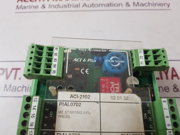 STEIN SOHN F101003A ACI 6 PLUS ANALOG CURRENT INPUT REV J