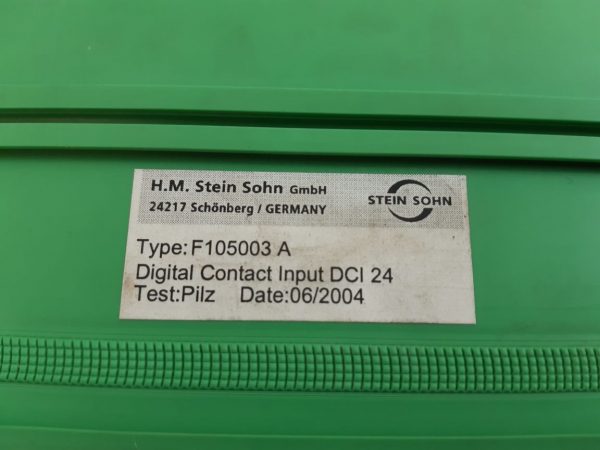 STEIN SOHN F105003 A DIGITAL CONTROLLER REV D