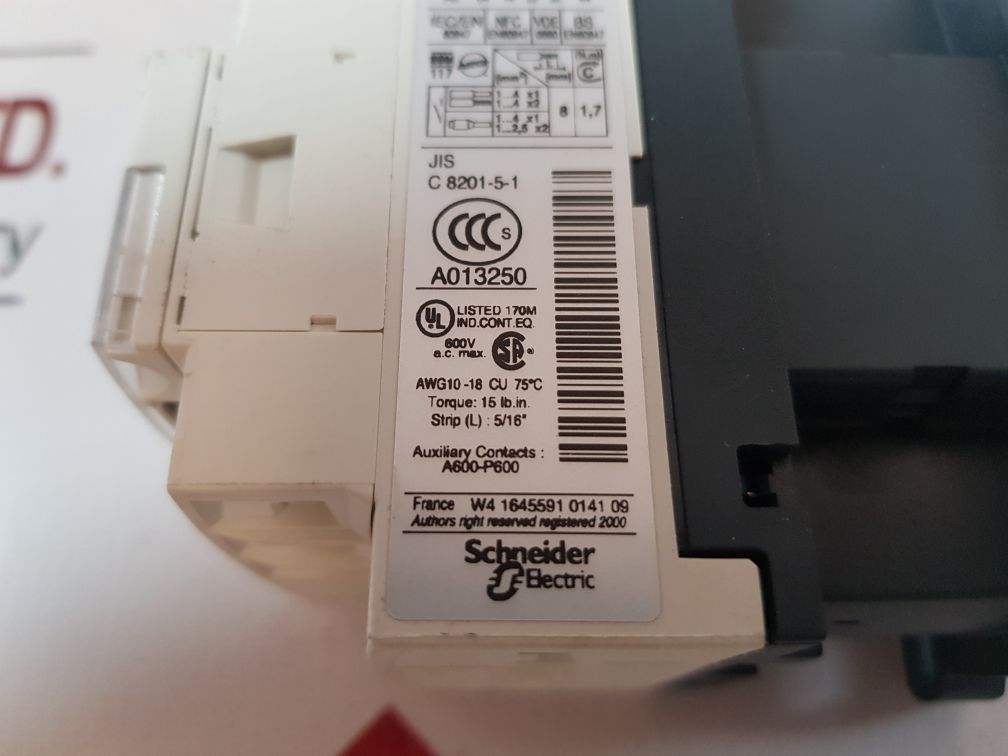 TELEMECANIQUE SCHNEIDER ELECTRIC SQUARE D CAD32P7 CONTROL RELAY - Image 11