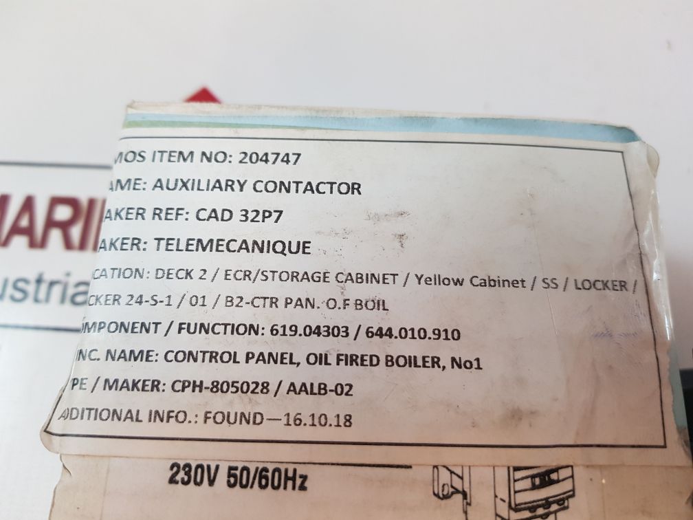 TELEMECANIQUE SCHNEIDER ELECTRIC SQUARE D CAD32P7 CONTROL RELAY - Image 4